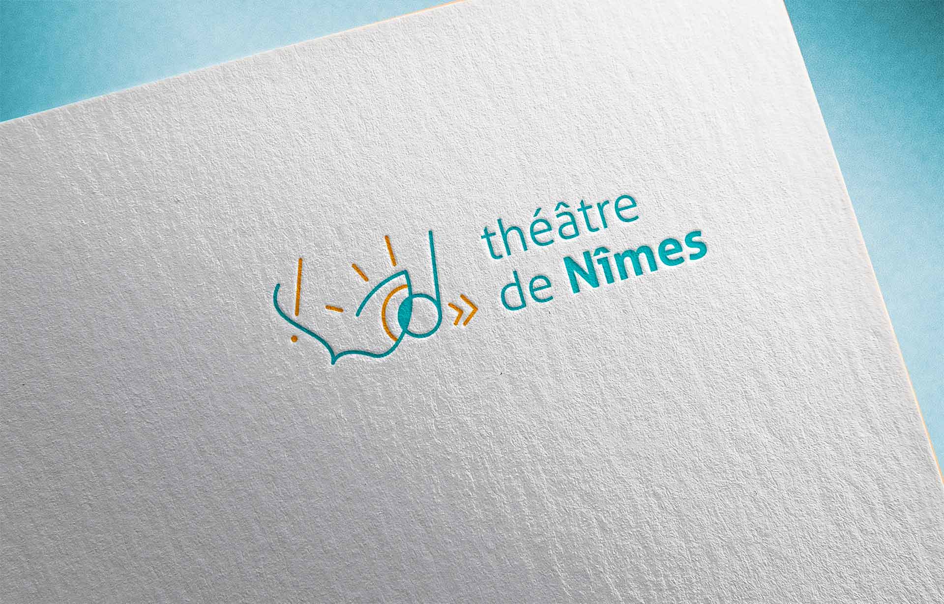 Théâtre de Nîmes - Appel à Projet - Logo Couleur horizontal