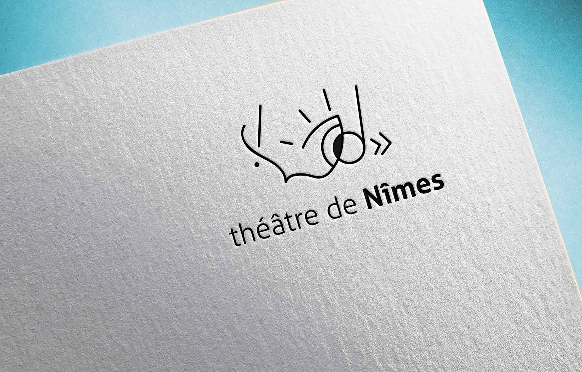 Théâtre de Nîmes - Appel à Projet - Logo Noir original