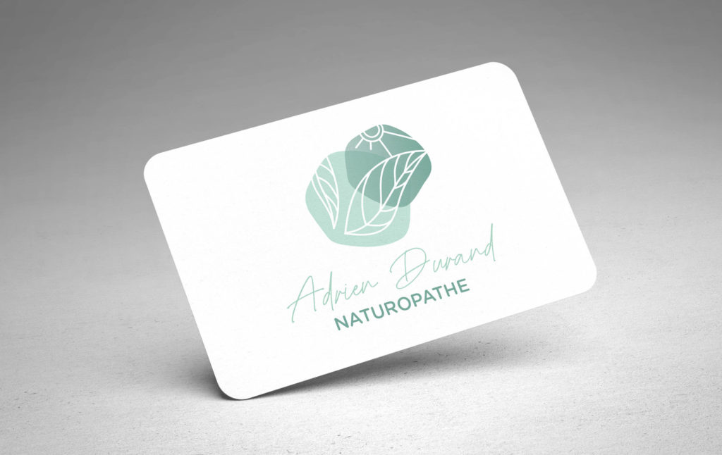 Adrien Durand Naturopathe - Carte de visite Recto