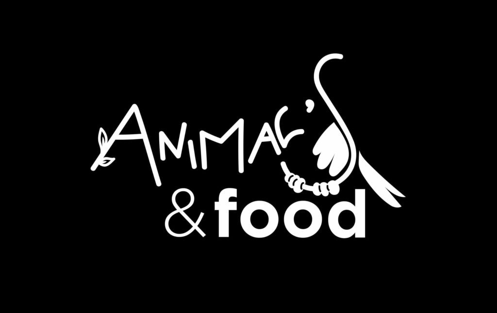 Animal's & Food - logo noir & blanc