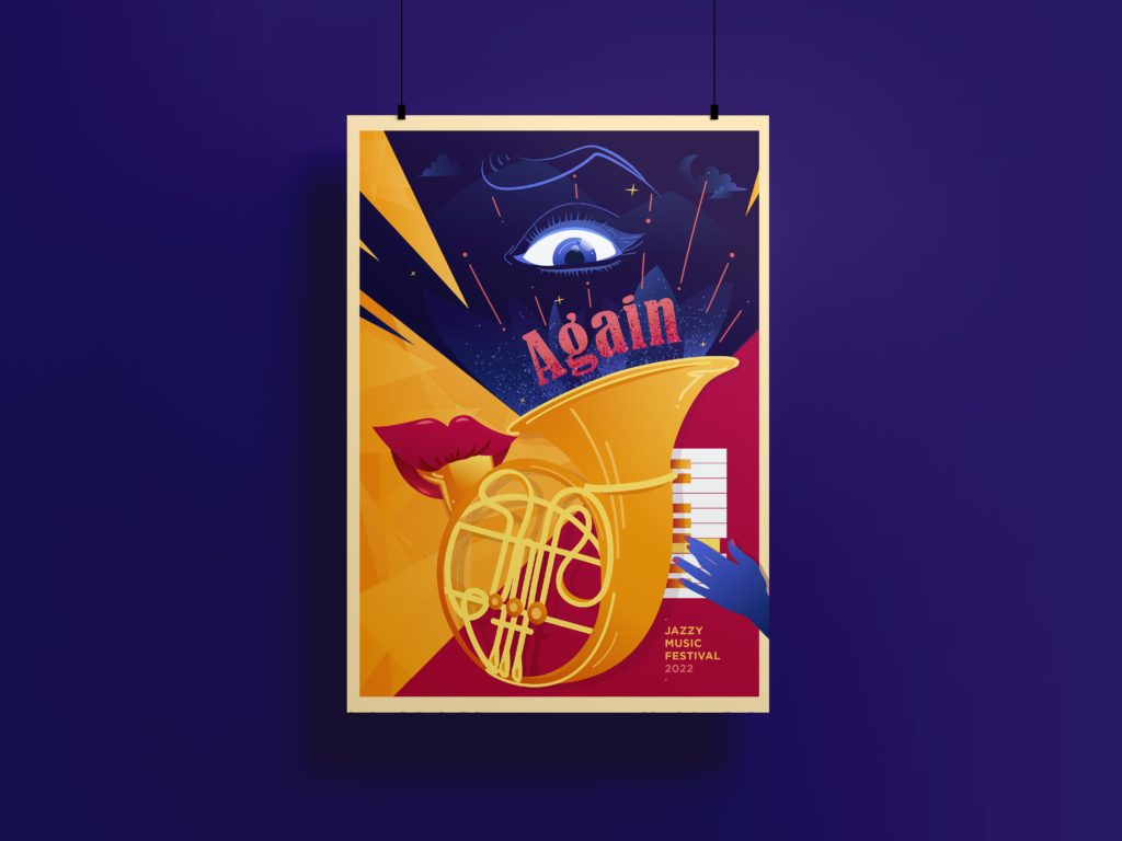 Festival de Musique - Affiche Illustrative